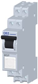 MSP-20-SG-A230 Páčkový spínač 2x zapínací kontakt bílá signálka