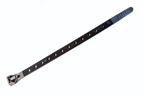 Vázací pásky otevíratelné, děrované - Kabel-Fixx - 200x10 R, černá, PA 6.6, (bal.=100ks) 1