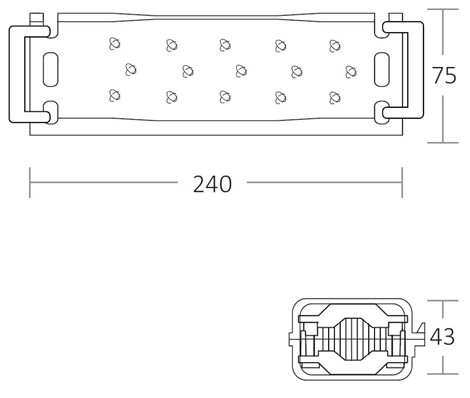 SHARK 525WS Spojka gelová se svork. 5x (2,5 - 25mm2) a odleh. sponou, 0,6/1kV 2