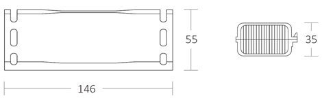 Spojka gelová SHARK 410, bez svork., se separ., 2-4x (2,5-10mm2), 0,6/1kV 2
