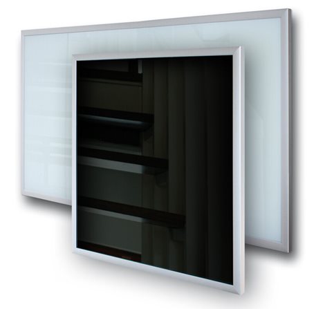 ECOSUN 300 G-White Skleněný sálavý panel, instalace stropní i nástěnná, 300W 2