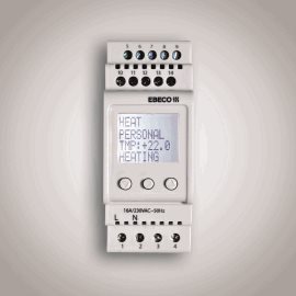 EB-Therm 800 Univerzální digitální termostat s LCD displejem na DIN (2 moduly)
