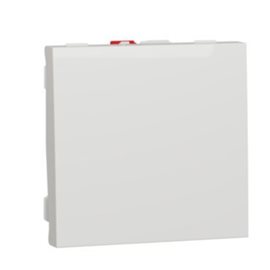 NU320118 Unica - Spínač jednopólový řazení 1, 2M, Bílý