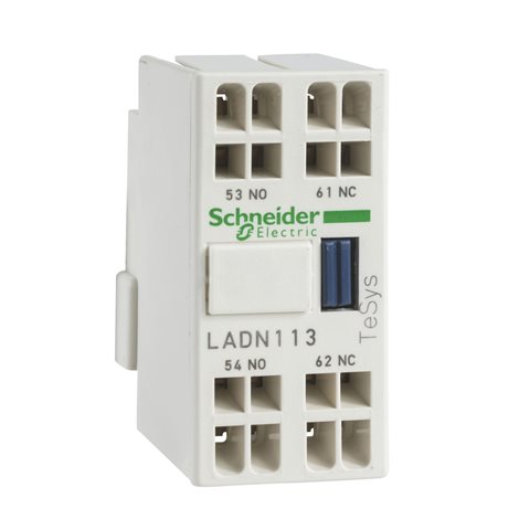 LADN113 Blok pomoc. kontaktů, pruž.svorky, montáž čelně, 1