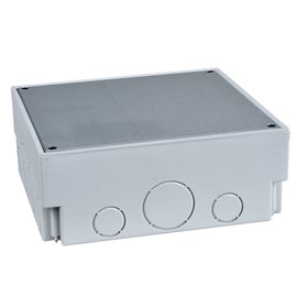 ISM50320 Screeded floor box, plastová podlahová krabice pro 4mod