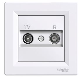 EPH3300121 Zásuvka TV-R, koncová, bílá