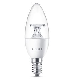 LED žárovka Philips 4W-25W B35 E14 WW CL ND RF 1BC/6 2700K