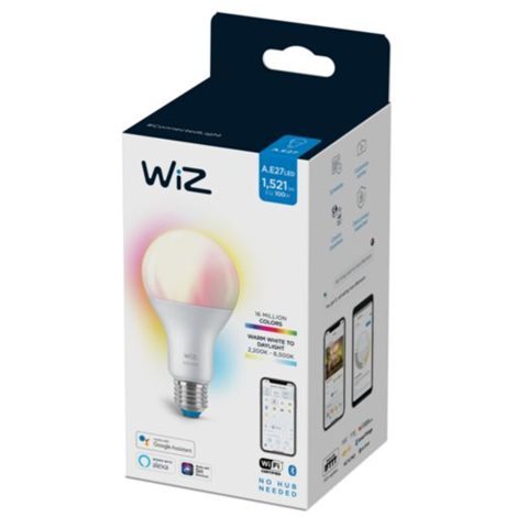 WiZ LED žárovka E27 A67 13W 1521lm 2200-6500K RGB IP20, stmívatelná 3