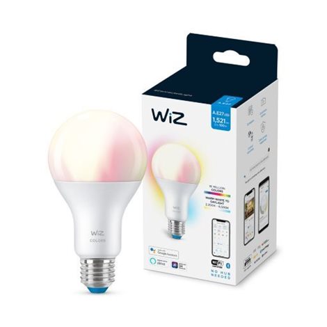 WiZ LED žárovka E27 A67 13W 1521lm 2200-6500K RGB IP20, stmívatelná 4