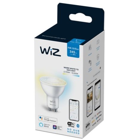 WiZ LED žárovka GU10 PAR16 4,7W 345lm 2700-6500K IP20, stmívatelná 3
