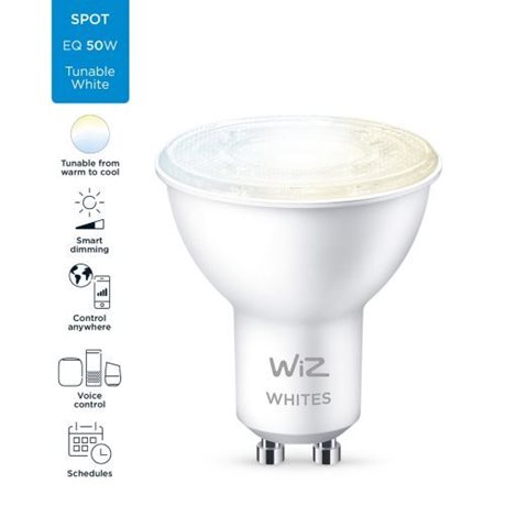 WiZ LED žárovka GU10 PAR16 4,7W 345lm 2700-6500K IP20, stmívatelná 5