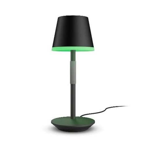 Hue WACA Go venkovní stolní dotyková LED lampička 6,2W 530lm 2000-6500K RGB IP54, černá 2