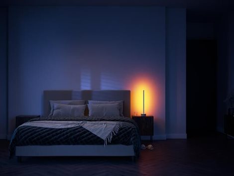 HUE WACA Gradient Signe stolní LED lampa 11,8W 1040lm 2000-6500K RGB IP20, dub 7