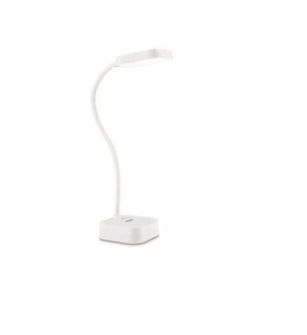 Rock stolní LED lampa 1x5W 90lm 5000K IP20 USB, stmívatelná, bílá 1