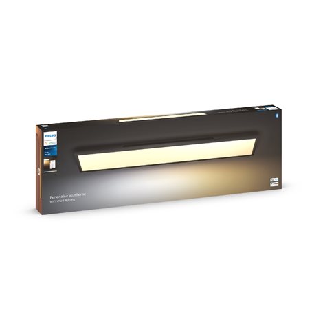 Hue WA Aurelle přisazený LED panel 39W 3750lm 2200-6500K IP20 120x30cm černý + ovladač 2