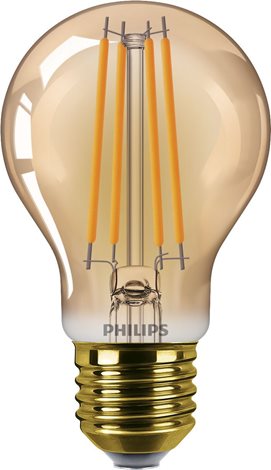 LED filament žárovka E27 A60 3,1W (25W) 250lm 1800K nestmívatelná, jantarová 1