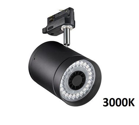Lištové bodové LED svítidlo ST120T LED24S-24-/830 PSU BK 3000K 2400lm, černé 1