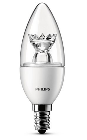 LED žárovka Philips CorePro LEDcandle 3W-25W E14 WW 230V B39 CL ND/4 2700K 1