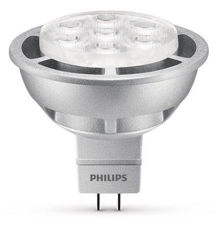 LED žárovka Philips 6,5W-35W GU5.3 WW 12V 36D WGD 1SRT4 2200-2700K, stmívatelná WarmGlow 1