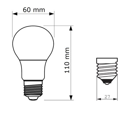 CorePro LEDbulb ND 10,5-75W A60 E27 830 LED Žárovka 10,5W 1055lm 2