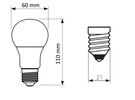 LED žárovka Philips Corepro LEDbulb ND 9.5W-60W E27 A60 CL 2700K 2