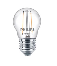 LED žárovka Philips LEDClassic 2W-25W P45 E27 WW CL ND RF 1BC/6 2700K
