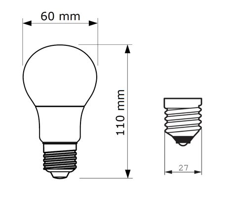 CorePro LEDbulb ND 7,5-60W A60 E27 865 LED Žárovka 7,5W 806lm 2