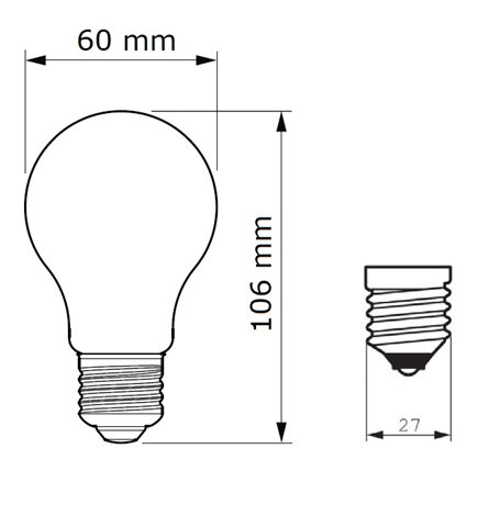 LED žárovka Philips Classic LEDbulb ND 7W-60W A60 E27 840 FR 806lm 4000K 4