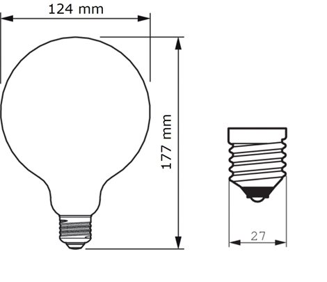 LED žárovka Philips Classic 120W G120 E27 WW FR ND 13W 2000lm 3