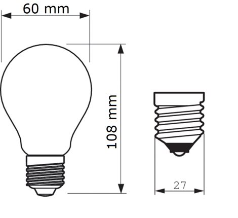 MASTER Value LEDBulb D 11.2-100W E27 940 A60 CL G, LED žárovka 11,2W 1 521lm 2