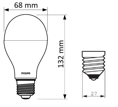 LED žárovka CorePro LEDbulb D 16-100W A67 E27 827 2