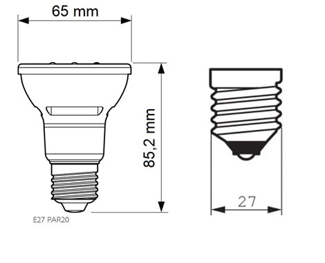 LED žárovka MASTER LEDspot D 5.5-50W E27 490lm 3000K PAR20 25D stmívatelná 2