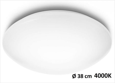 31802/31/16 Suede přisazené LED svítidlo 1x24W 2350lm 4000K IP20 38cm, bílé 6