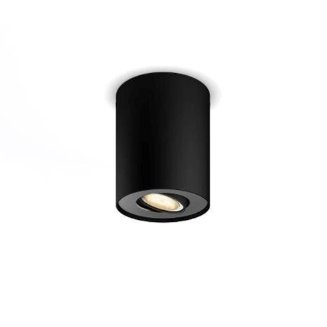 Hue WA Pillar bodové LED svítidlo GU10 5W 350lm 2200-6500K IP20 černá + ovladač 8