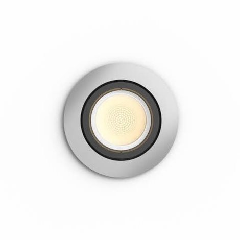 Hue WACA Centura zápustné svítidlo LED GU10 1x5.7W 350lm 2000-6500K RGB IP20 kulaté hliník 12