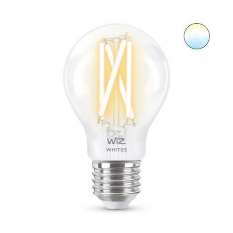 WiZ LED žárovka filament E27 A60 7W 806lm 2700-6500K IP20, stmívatelná 1
