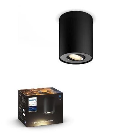 Hue WA Pillar bodové LED svítidlo GU10 1x5W 350lm 2200-6500K IP20 černá 1