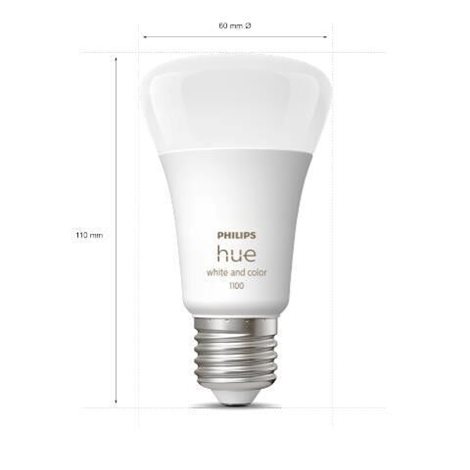 Hue WACA sada 2x žárovka LED E27 A60 9W 1100lm 2000-6500K RGB IP20 4