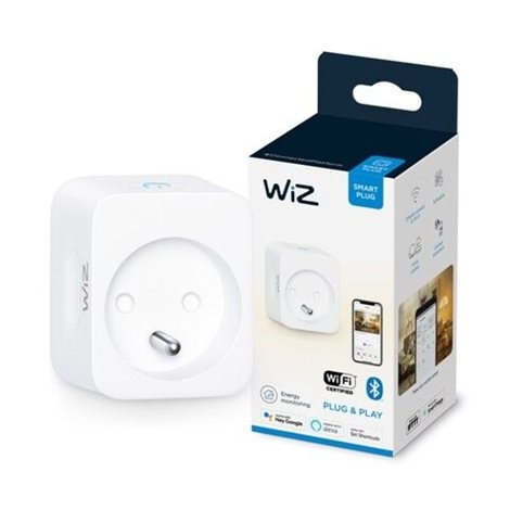 WiZ Plug Chytrá zásuvka CZ/SK IP20 230V + měření spotřeby, bílá 3