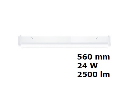 POPPY LED 600 2500 840 LED svítidlo lineární IP20 24W 4000K 2500lm 1