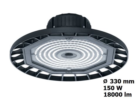 THORNeco GEORGE LED prachotěsné závěsné svítidlo High Bay 330 150W 18000 840 4000K IP65 1