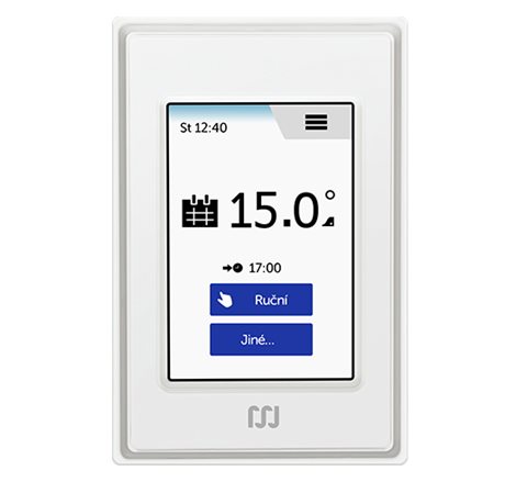 OCD6, bílý dotykový termostat