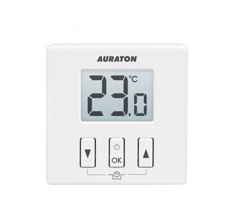 Auraton Aquila SET (200 RT) bezdrátový termostat s nočním poklesem, podsvícený 2