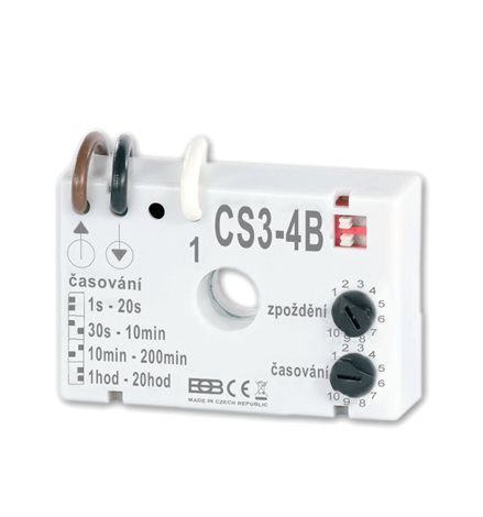 CS3-4B Časový spínač pod vypínač, dvouvodičový