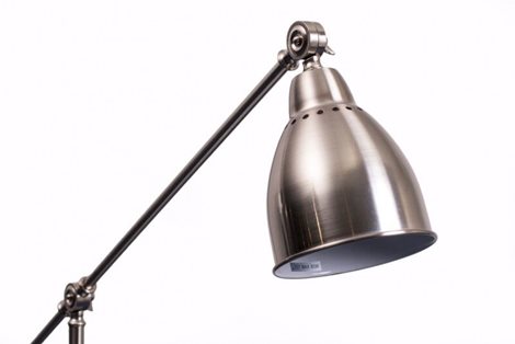 NEWTON PT1 stojací lampa 1x E27 60W bez zdroje 150cm, niklová 3