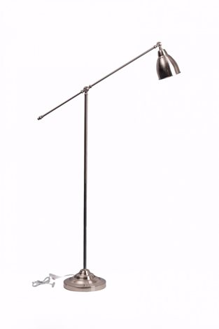 NEWTON PT1 stojací lampa 1x E27 60W bez zdroje 150cm, niklová 2