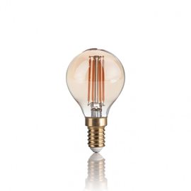 LAMPADINA VINTAGE LED filamentová žárovka E14 P45 4W 300lm 2200K nestmívatelná, jantarová