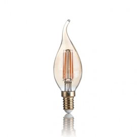 LAMPADINA VINTAGE LED filamentová žárovka E14 4W 400lm 2200K nestmívatelná, jantarová