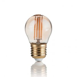 LAMPADINA VINTAGE LED filamentová žárovka E27 P45 4W 380lm 2200K nestmívatelná, jantarová