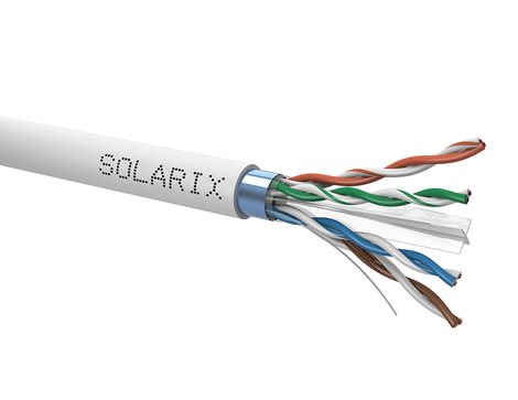 SXKD-6-FTP-PVC Instalační kabel Solarix CAT6 FTP PVC 1